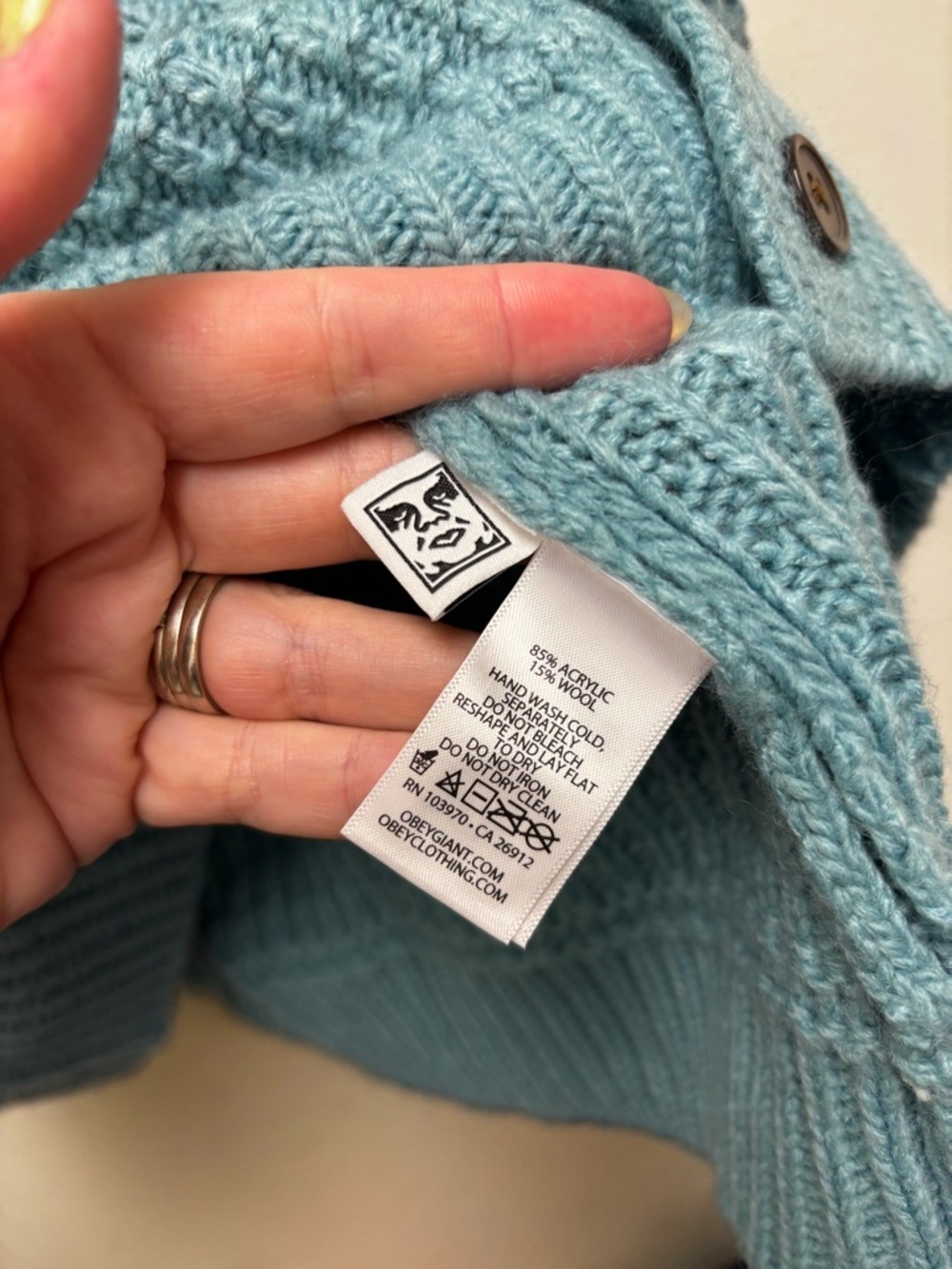 Obey JJ Sweater Jacket - Picture 9 of 10